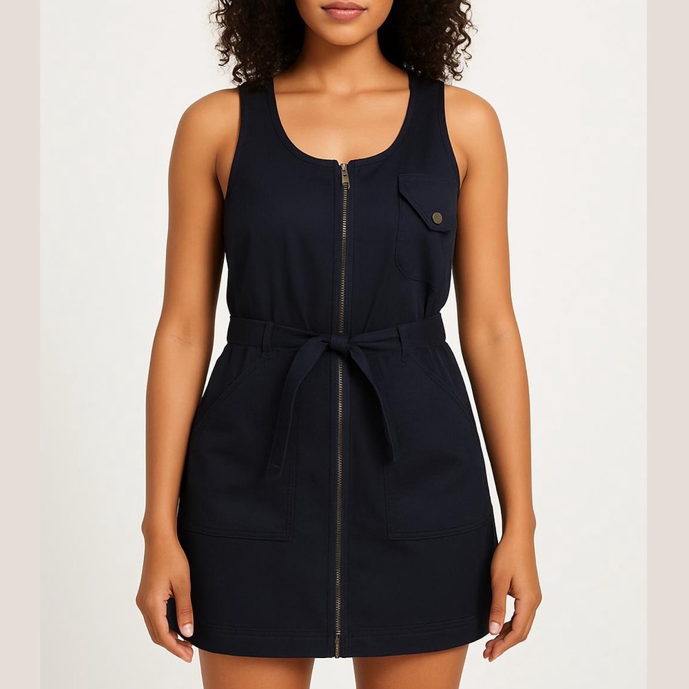 Theory Black Sleeveless Dress